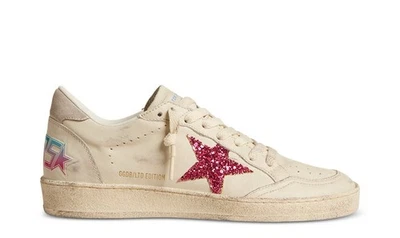 Золотой гусь мяч звезда кроссовки белый красный блестящий новый в коробке ЕС 40 США 10 - Изображение 1 из 4