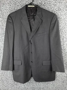Cappotto sportivo Joseph Abboud Nordstrom 44L grigio blazer super 100s lana 3 bottoni USA - Foto 1 di 15
