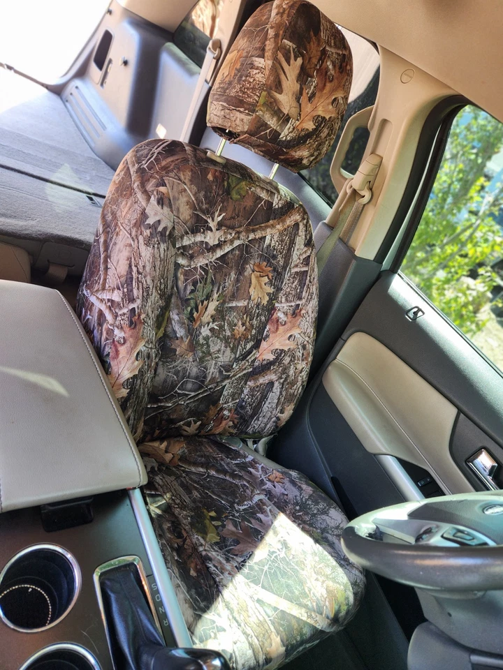 Ford Edge Cal Trend 2011-14 fundas de asiento de neopreno primera fila en camuflaje ¡súper bonitas! Foto 1 de 3