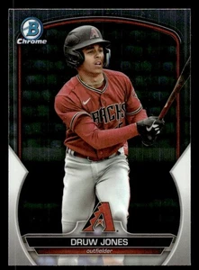 2023 Bowman Chrome #BDC-4 Druw Jones DIAMONDBACKS - Picture 1 of 2