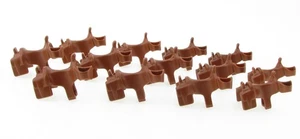 13x PLAYMOBIL sillín marrón para norteños sureños caballería occidental ACW - Imagen 1 de 3