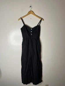 Madewell Wide Leg Linen Jumpsuit Womens Size 6 - Picture 1 of 13