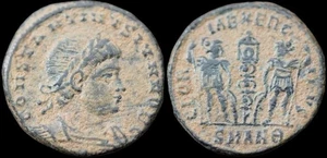 Constantine II. Ancient Roman Imperial Coin. 317-340 AD. Æ 15 mm. 1,92 gr. #445 - Picture 1 of 3
