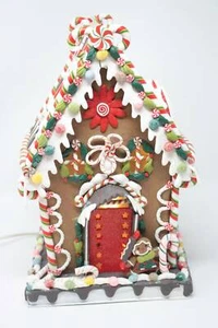 Kurt Adler Electric Large Gingerbread House Christmas Decoration Lighted House - Picture 1 of 7