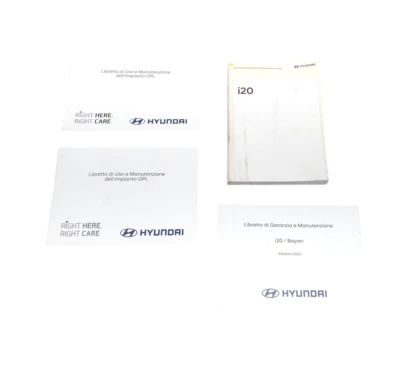 LIBRETTO USO E MANUTENZIONE PER HYUNDAI i20 Serie G4LF (20>) - Immagine 1 di 4
