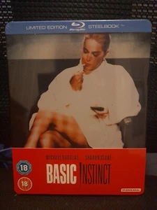 Basic Instinct Blu-Ray Steelbook Michael Douglas Sharon Stone George Dzundza - Picture 1 of 2