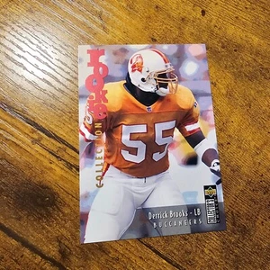 1995 Upper Deck Collectors Choice Rookie Derrick Brooks #U59 RC - Picture 1 of 2