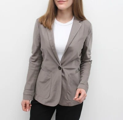 Auténtica Chaqueta Blazer Para Mujer BRUNELLO CUCINELLI Seda Algodón Talla 40 ~S ITALIA Foto 1 de 4