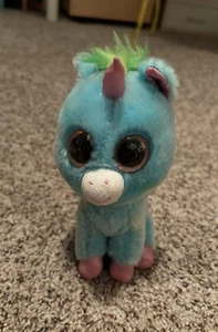 Treasure the Unicorn Ty Beanie Boo 2012 Justice Exclusive Retired NO HANG TAG - Picture 1 of 12