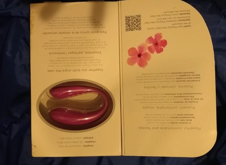 NUEVO en Caja FLING We-Vibe Masajeador VIBRADOR 9 Modos Flexible Silencioso Recargable Foto 1 de 1