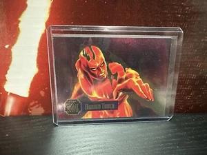 1995 Flair Marvel Annual HUMAN TORCH Power Blast Series Card #13 of 24 - FOIL - Picture 1 of 3