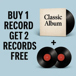 VG+ Vinyl Records - All £9.99 - Choose Your Title - Includes 2 Free Bonus Vinyls - Picture 1 of 2