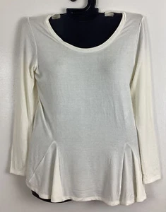 26/28 Lane Bryant Plus Rayon Poly Spandex Sweater IVORY Winter Fall New NWOT - Picture 1 of 9
