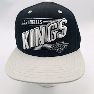 Los Angeles LA Kings NHL Raised Embroidered Black Snapback Cap American Needle
