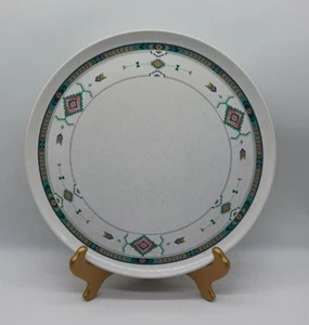 12.5" Cake Plate Studio Nova Adirondack Mauve Geen Aztec Southwestern Y2201 - Picture 1 of 9