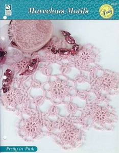 Pretty in Pink Crochet Doily Pattern - Marvelous Motifs - HOWB Collector Series - Picture 1 of 1
