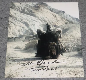 Alan Fernandes handsigniertes Autogramm 10x8 Foto STAR WARS - Tusken Raider - Bild 1 von 2