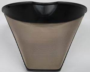 #4 Cone Shaped Permanent Coffee Filter with Finger Grips - Picture 1 of 5