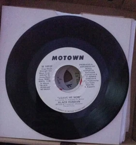 Black Russian....Leave Me Now.Us Motown 1493f Promo.. White label NEAR MINT - Picture 1 of 1