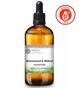 Wormwood & Walnut Alcohol Free Tincture/ Extract Artemisinin, Parasite, Cleanse - Picture 1 of 4