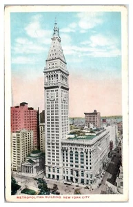 Metropolitan Lebensversicherungsgebäude in New York City Postkarte - Bild 1 von 2
