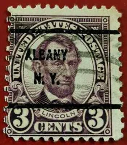 United States: 1923 Abraham Lincoln, 1809-1865 3 C. (Collectible Stamp). - Picture 1 of 1