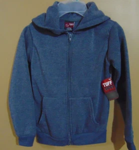 Boys Size S (6/7) Gray Fleece Hoodie w/ Pockets by Tuff Guys NEW W/ TAGS! - Picture 1 of 8