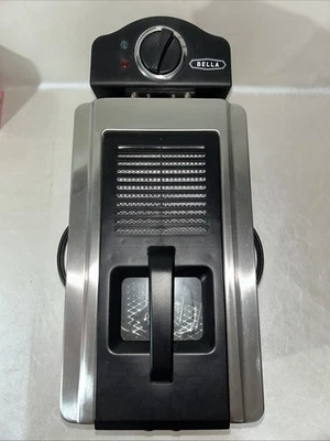 Bella 油炸锅 不锈钢 3.5L 升 台面 13401 已测试/工作 — 第 1/4 张图片