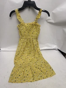 Speed Light Girls 8 yellow strappy sun dress - Picture 1 of 4
