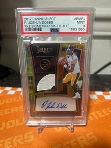 2017 Panini Select PSA 10 Joshua Dobbs Tie-Dye RPA /10 - Picture 1 of 2