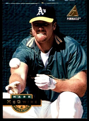Mark McGwire 1994 Pinnacle #300 Athletics MLB LEER ENVÍO GRATUITO AutographDen Foto 1 de 2