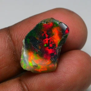 Very Rare Bi-Color Opal Rough 8.10 Ct  Natural Ethiopian Opal Raw Jewelry Grade - Picture 1 of 11