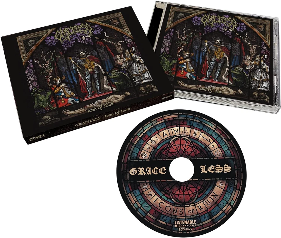 Graceless „Icons Of Ruin“ Slipcase CD [Death Doom Metal from The Netherlands] - Bild 1 von 1