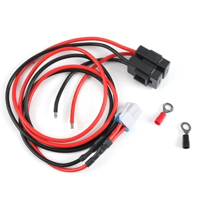 Cable de fuente de alimentación de radio de onda de coche 12~14V 1M 30A para ICOM IC-7000 IC-7600 E Foto 1 de 4