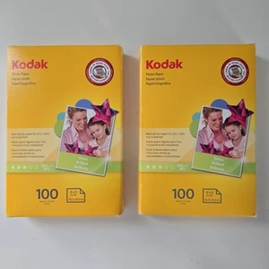 Kodak Glossy Photo Paper 4x6 100 Sheets 2 Packages - Bild 1 von 7