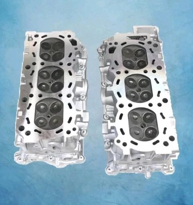 Par de Cabeças de Cilindro Nissan Infiniti 3.5 Altima (Sem Carga de Núcleo) Pronto para Instalar  - Imagem 1 de 4