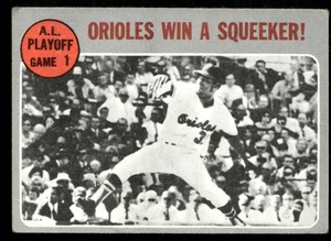 Topps ALCS Game 1 1970 - Gli Orioles vincono uno strizzatore! LCS Baltimore Orioles/Minnesota - Foto 1 di 2