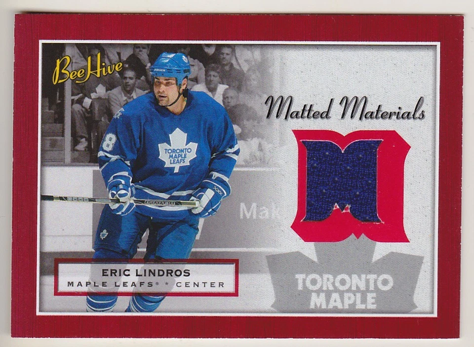 2005-06 Beehive Eric Lindros Jersey Matted Materials Toronto Maple Leafs 05-06 - Image 1 of 1