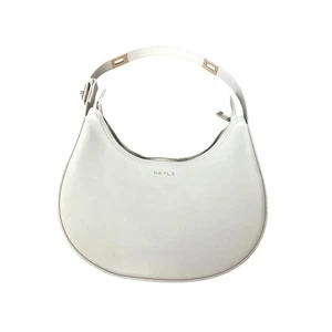 KEYLI Crescent Bag/Purse Stylish Shoulder Bag, Zip Closure, Beige - Picture 1 of 8