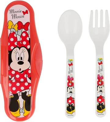 Besteck 2 Stück Mit Box für Kind DISNEY Minnie Maus DISNEY - Bild 1 von 4