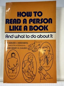 How To Read A Person Like A Book Gerard Nierenberg Paperback 1971 - Picture 1 of 9