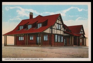 HOLLAND MICHIGAN, 1921-2008 COUNTRY CLUB GOLF IZQUIERDOS, Difunct, HR BINK, TIECH WB - Imagen 1 de 2