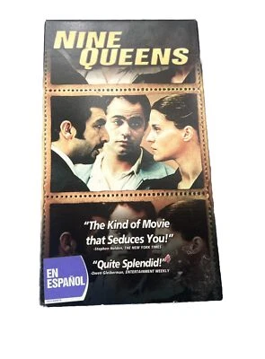 NINE QUEENS VHS Tape 2000 Argentine Crime Thriller Fabian Bielinsky Eng Subs - Image 1 of 4