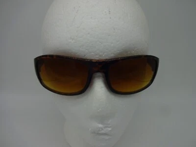 Hombres Mujeres Plegables Gafas de Sol Tonos Vintage Retro Marco Marrón Lente Ámbar (BT) Foto 1 de 4