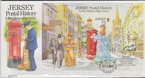 GB - JERSEY 2002 Jersey Postal History/Letter Boxes £2 Mini-Sheet SG MS1073 FDC - Picture 1 of 1