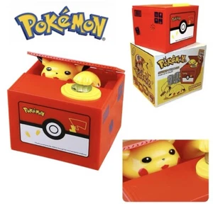 Pokemon Pikachu Piggy Bank Cartoon Electronic Money Box - Picture 1 of 5