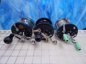 Vintage Penn 350 & 85 Conventional working Saltwater Reel lot Ocean City Bay - Picture 1 of 20