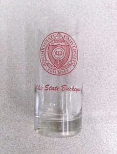 The Ohio State University Buckeyes Vintage 12 Unzen Getränk Glas Becher alle rot - Bild 1 von 6