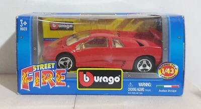 I116119 BURAGO 1/43 serie Street Fire - Lamborghini Diablo - Box - Immagine 1 di 3