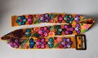 beautiful flower belt embroidered Peru, color yellow, NEW!